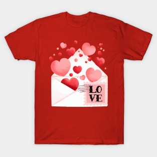 Love envelope art T-Shirt